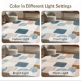 thumbnail image 7 of ODIKA 8'x10' Washable Area Rug Tan Abstract Brushstroke Geometric Interlocking Neutral Navy for Dining Room, Large Office, Lounge, Non-Slip Chair-Friendly Mat, 7 of 7