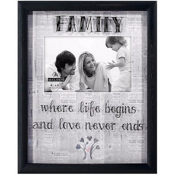 FAMILY Newprints Reflection Frame - 4x6