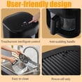 thumbnail image 6 of Versatile 6-in-1 Glass  Fryer and Toaster Oven, 4.7QT Family-Sized Capacity with Digital Display, 6 of 6
