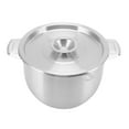 thumbnail image 3 of Oil Strainer , Non Stick Non Slip Dustproof Rustproof Stainless Steel Oil Storage  Food Grade With Lid For Cooking Oil Silver, 3 of 8