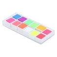 thumbnail image 1 of Solid Watercolor Paint Set, Prevent Volatilization 12 Colors Fluorescent High Concentration Neon Watercolor Paint  for Art, 1 of 7