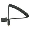 thumbnail image 4 of HD Multimedia Coiled Cable,Micro HD To HD Multimedia Interface Female Spring Fine Cable OD4.0 Camera Tablet To TV Connecting, 4 of 8