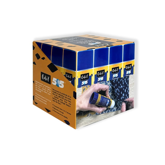ODIF 505 Temporary Adhesive Glue Stick, 16 pieces, 127g (0.28 lbs), 22.86 cms (9 in) H x 15.24 cms (6 in) W x 6.35 cms (2.5 in) D