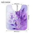 thumbnail image 5 of RMDQTR 16" × 24" Rectangle Shape Bathroom Rugs Plush Toilet Base Mat Soft Rugs Non Slip Absorbent Watercolor Lavender Clip Art, 5 of 9