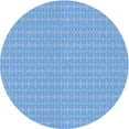 thumbnail image 1 of Ahgly Company Machine Washable Indoor Round Transitional DodgerBlue Area Rugs, 7' Round, 1 of 7