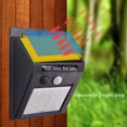 thumbnail image 2 of Ounissouiy Lámpara de luz de seguridad de pared con sensor de movimiento PIR con energía solar LED Jardín al aire libre Iluminación y accesorios Tipo 2 30LED, 2 of 6