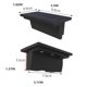 thumbnail image 3 of Inteprter Paquete de 2 luces de pared con energía solar IP65 Jardín Parque Porche Patio trasero Calzada Patio Pasarela Césped Carretera Escalera Iluminación y accesorios 3000K 6000K Inteprter HA073742-01, 3 of 6