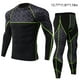 thumbnail image 5 of Qarigey Conjunto de ropa interior térmica para hombre, trajes transpirables de secado rápido, capas, pantalones, ropa deportiva, ropa de conjuntos de ropa gris y verde SG, 5 of 6