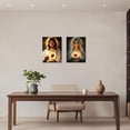 thumbnail image 4 of ZHONGYUTONG Sacred Heart of Jesus and Mary Wall Art 2 Piece God and Virgin Mary Pictures Catholic Artwork Christianity Painting for Church Decor Framed (11.00" x 14.00" x 2PCS), 4 of 5