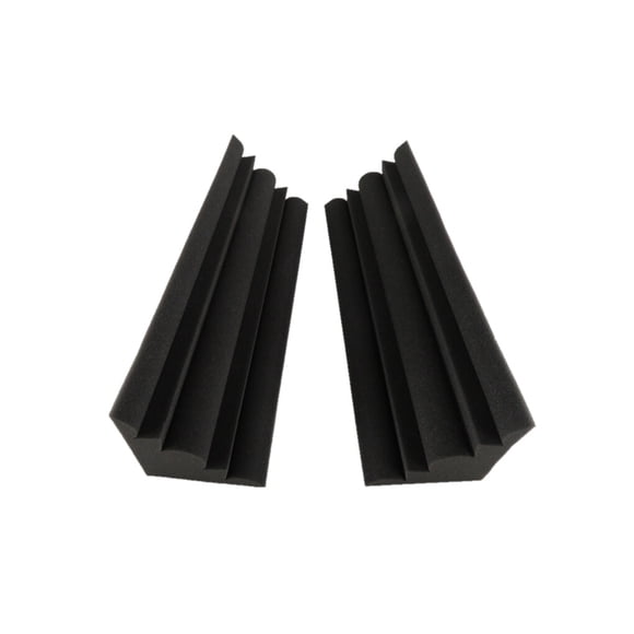 Yuarrent 4 Uds. De paneles insonorizados para en interiores del hogar, cojín de cuña aislante, barra KTV, esponja, absorción acústica, Decoración del hogar