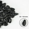 thumbnail image 6 of 12 LBS River Rocks, StoneCreek Decorative Garden Stones for Plant Landscaping, Polished Gravel Filler Pebbles, Large Size, Black, 6 of 7