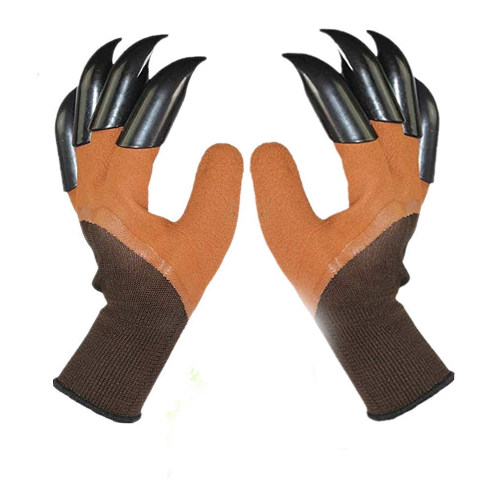 Claw Gloves ABS Garden Genie Gardening Plastic Planting With 4 Digging Claws 