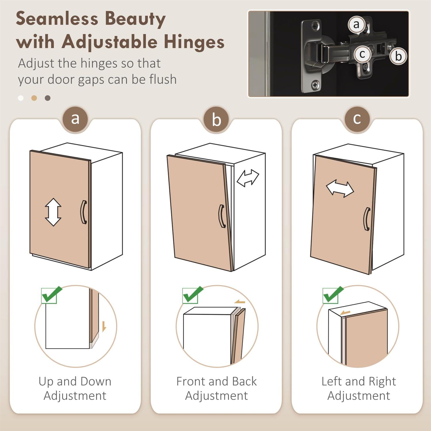 DemiBonn 72" Freestanding Kitchen Pantry Cabinet with Hutch and Glass Doors, Adjustable Shelves for Dining Room, Large Countertop, Black