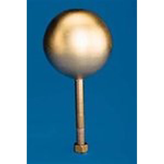 Eder Flag Flagpole Ball top Ornament 4 Inch Gold Leaf Copper