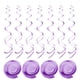 thumbnail image 1 of 30uds Claro Púrpura Fiesta Colgante Doble Tira Colgante Decoraciones Plástico Techo Serpentinas Fiesta Decoraciones para Cumpleaños Fiesta con Colgar Etiqueta Gancho, 1 of 7