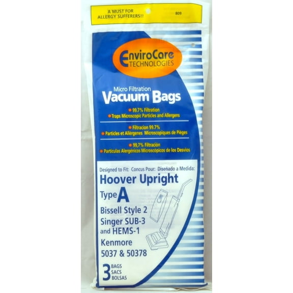 Hoover Style A Upright Vacuum Cleaner Bags