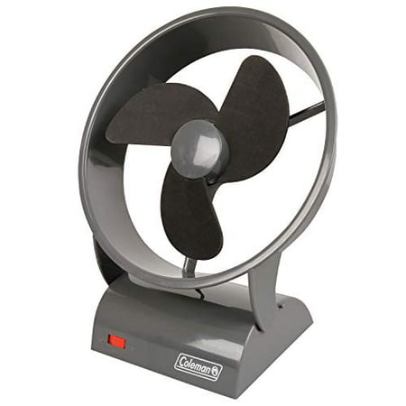 fan coleman tent freestanding camping fans battery grey standing operated portable picnic tents