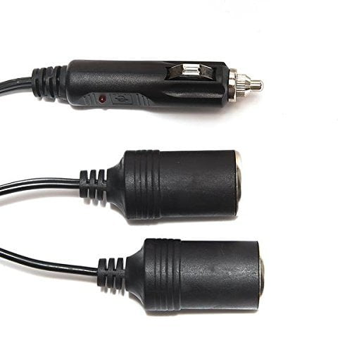 Omnihil 12 Foot Car Extension Cigarette Lighter Splitter For Epauto 12v Dc Portable Air Compressor Pump Walmart Com Walmart Com