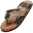 thumbnail image 3 of NORTY Men's Memory Foam Flop Flop Sandals for Beach, Pool, Shower, 3 of 12