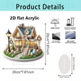 thumbnail image 3 of Rabbits Home 2D Acrylic Ornament Festival Decoration Home Ornament Crafts Decoration, 3 of 5