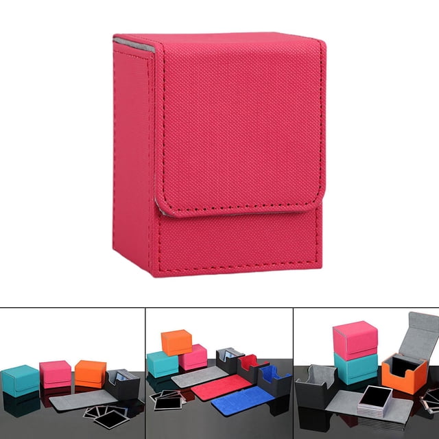 Cajas de almacenamiento de cartas coleccionables CUTICAT Rojo