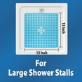 thumbnail image 3 of TheraCare Non-Slip Shower Mat, Anti-Fungal, BPA-Free, Mildew Resistant, 21" x 21", 3 of 8