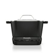 STIRMAX PLUS 7.5 Quart Digital Multi-Cooker with Automatic Paddle to Stir and Shred, 9 in 1 programmable presets to Sauté, Sear, and Brown Food Before Simmering – Accessories & Cookbook Included