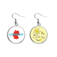 thumbnail image 1 of Mapa de Berlin Alemania Europa Pendiente Sol Flor Pendiente Joyas Moda Unbranded M, 1 of 3