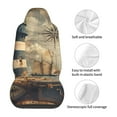 thumbnail image 5 of Sigee Vintage Nautical Lighthouse for Universal Car Seat Covers, Premium Car Seat Protector Set for Cars, SUVs, Trucks, 5 of 7