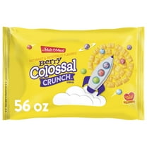 Malt-O-Meal Berry Colossal Crunch Breakfast Cereal, Crunchy 56 oz Resealable Cereal Bag