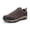 Brown, variant on YOUTHUP Men's Waterproof Outdoor Hiking Shoes Breathable Lace-Up Trail Sneakers with Non-Slip Rubber Outsole