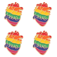thumbnail image 1 of Mini Broche Dibujos Animados Metal Arcoíris Pines Versátiles para Ropa Mochila (F), 1 of 3
