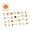 4, variant on Dessert Patterned Adhesive Note Paper 56 Sheets Decorative Memo Sheet For Scrapbooking Reminder on Notebook Journal