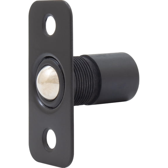 Round Corner Dual Adjust Ball Catch, Satin Nickel by Stone Harbor Hardware