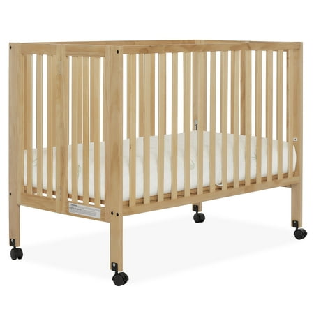 UPC: 0811048038395 | Dream On Me Quinn Full-Size Folding Crib  Patent Folding System in Natural