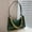 Green, variant on EUDIDV Sling Bag,One Shoulder Crossbody Bag Leather Large Capacity Multi Compartment Women Bag,Crossbody Bag,Small Backpack