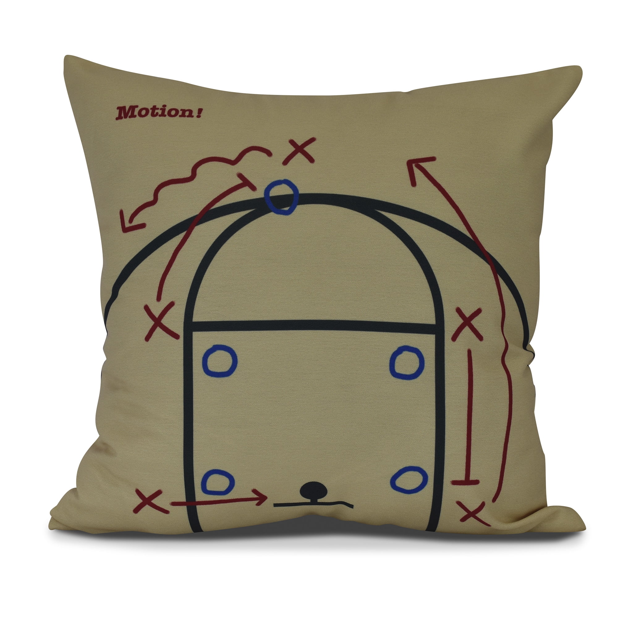 Motion! Geometric Print Pillow