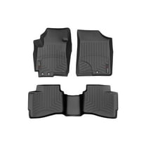 WeatherTech Custom Fit FloorLiners compatible with 2009-2012 Hyundai Elantra Touring - 1st & 2nd Row, Black