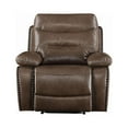 Acme Aashi Recliner (Power Motion) in Brown LeatherGel Match