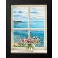 thumbnail image 2 of Dellal, Remy 15x18 Black Modern Framed Museum Art Print Titled - Baie mediterraneenne II, 2 of 5