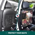 thumbnail image 6 of BZSMCE Car Organizer Kick Mats Back Seat Protector Creatively Sunset Flutter Printed, 6 of 7