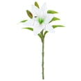 thumbnail image 5 of HEVIRGO 7PCS Artificial Lily Branch with Stem Green Leaves Home Wedding Party Faux Flower Floral Arrangement Indoor Outdoor Decoration Photo Props,Yellow, 5 of 8
