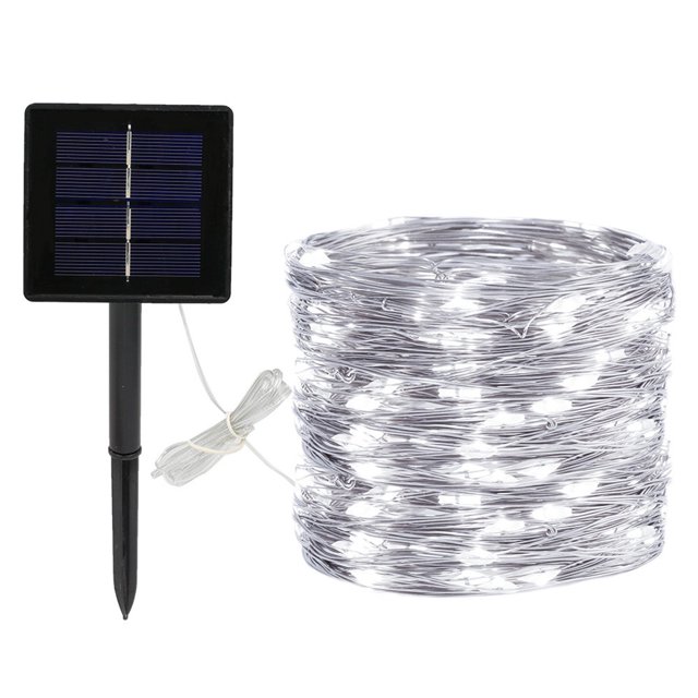 CAROOTU 50/100/200 Led Solar Power Fairy Light String Lamp Party Xmas Decor Garden Outdoor Light