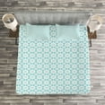 thumbnail image 3 of Ambesonne Galaxy Quilted Bedspread Set 3 Pcs, Starry Cosmical Space, King Size, Pale Blue White, 3 of 3