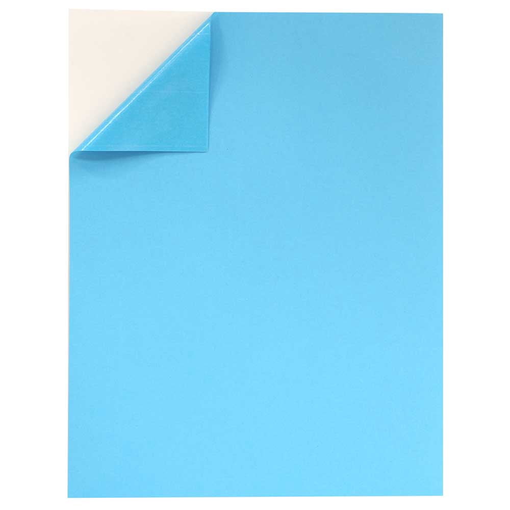 JAM Paper Full Page Shipping Labels, 8 1/2 x 11, Blue, 10 Full Sheets per Pack