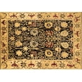 thumbnail image 1 of Ahgly Company Indoor Rectangle Oriental Brown Traditional Area Rugs, 2' x 3', 1 of 4
