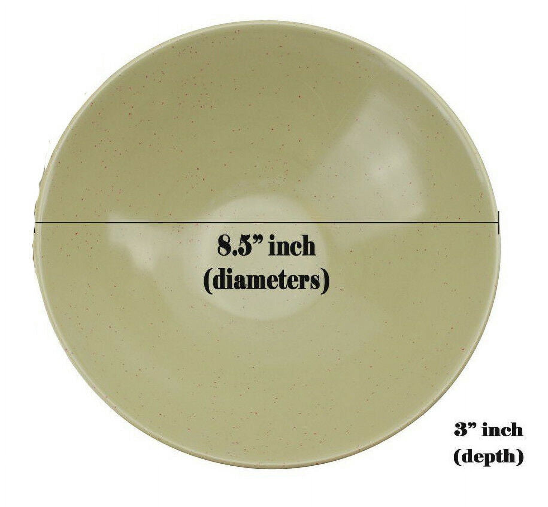 Quality Japanese Big Wide Soup Ramen Noodle Bowls with Durable Melamine Set of 6 B11899