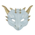 thumbnail image 2 of Kids Dragon Cosplay Face for Carnival Night Club Stage Performance White, 2 of 10