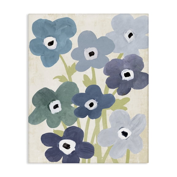 Stupell Industries French Country Garden Blossoms in Blue Canvas Art, 16 x 20, by Susan Arnot