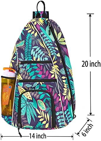 Pickleball Bag - Pickleball Bags for Women Men - Pickleball Backpack - Travel Pickleball Paddle Case, Pickle Ball Bag for Pickleball Paddle Tennis Racket, Protable Pickleball Sling Bag
